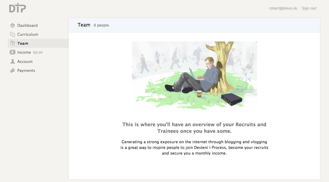 If a particular screen is still empty, it contains information about what it does.