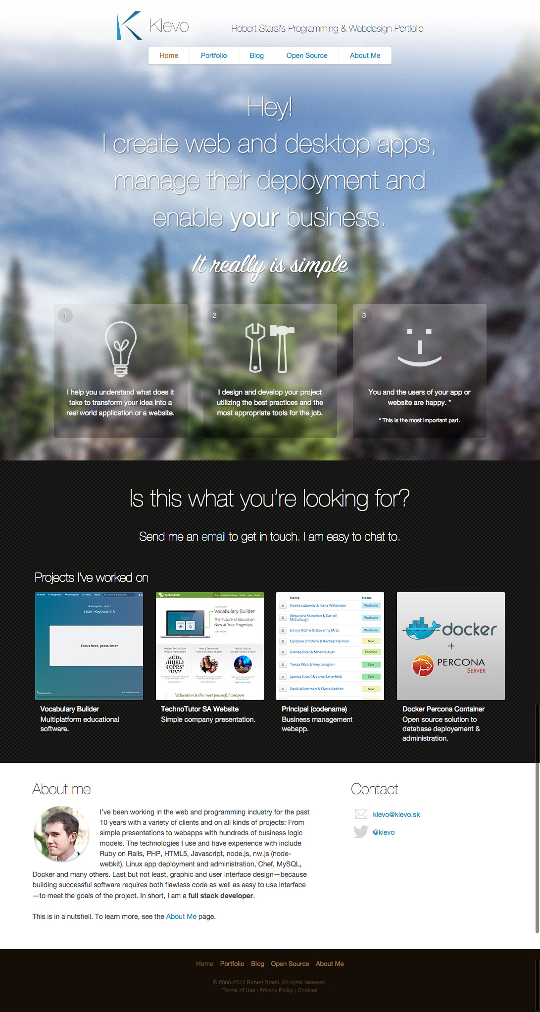 Homepage serves to inform the visitor about what this website is about, put the most important content forward as well as create a good first impression.
